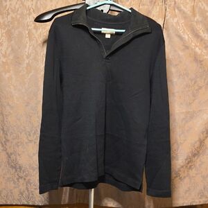 Banana Republic Black Zip-Up Pullover
